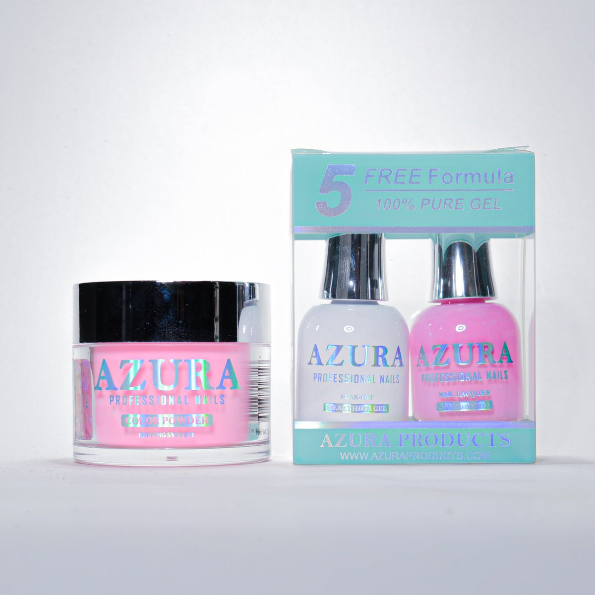 AZURA 3in1 - Gel Lacquer (0.5oz/15ml) & Dip Powder (2oz) - #106-simple-AZURA- Nail Supply American Gel Polish - Phuong Ni