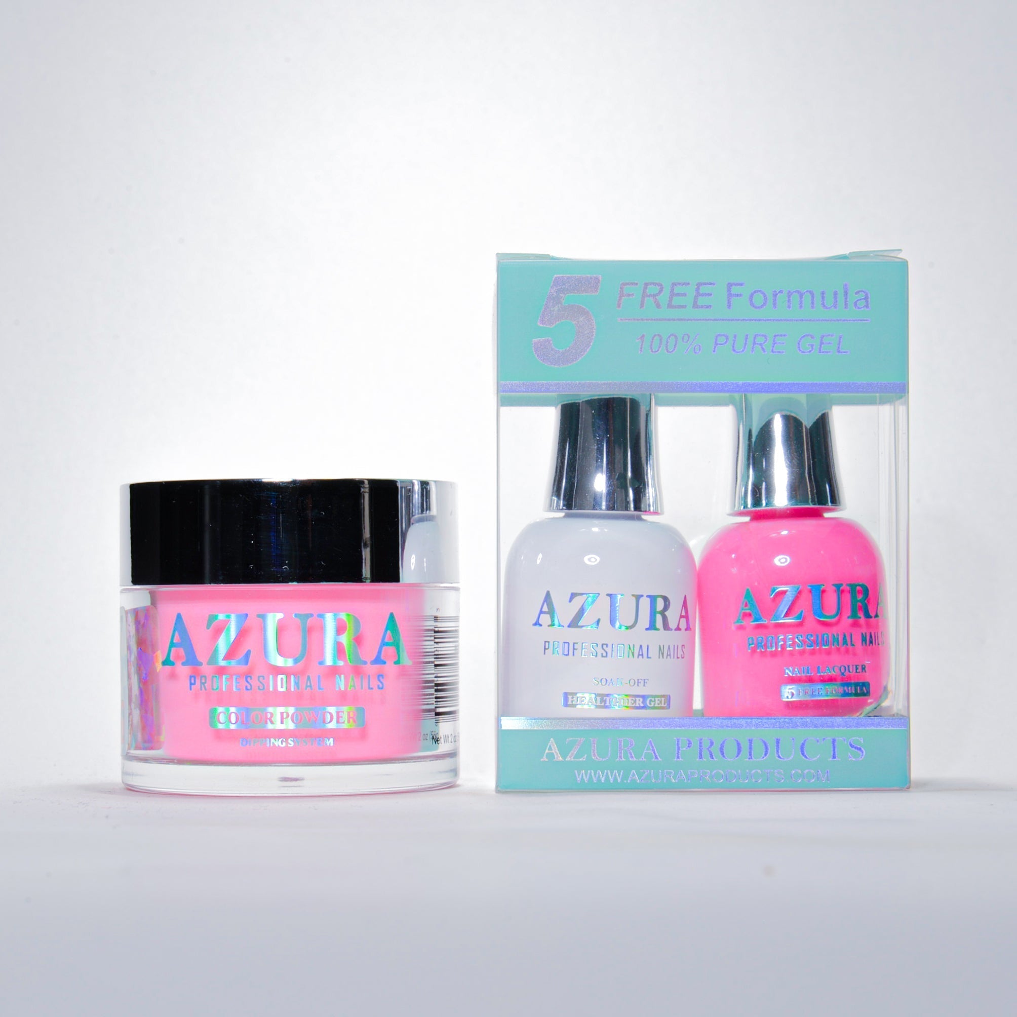 AZURA 3in1 - Gel Lacquer (0.5oz/15ml) & Dip Powder (2oz) - #107-simple-AZURA- Nail Supply American Gel Polish - Phuong Ni