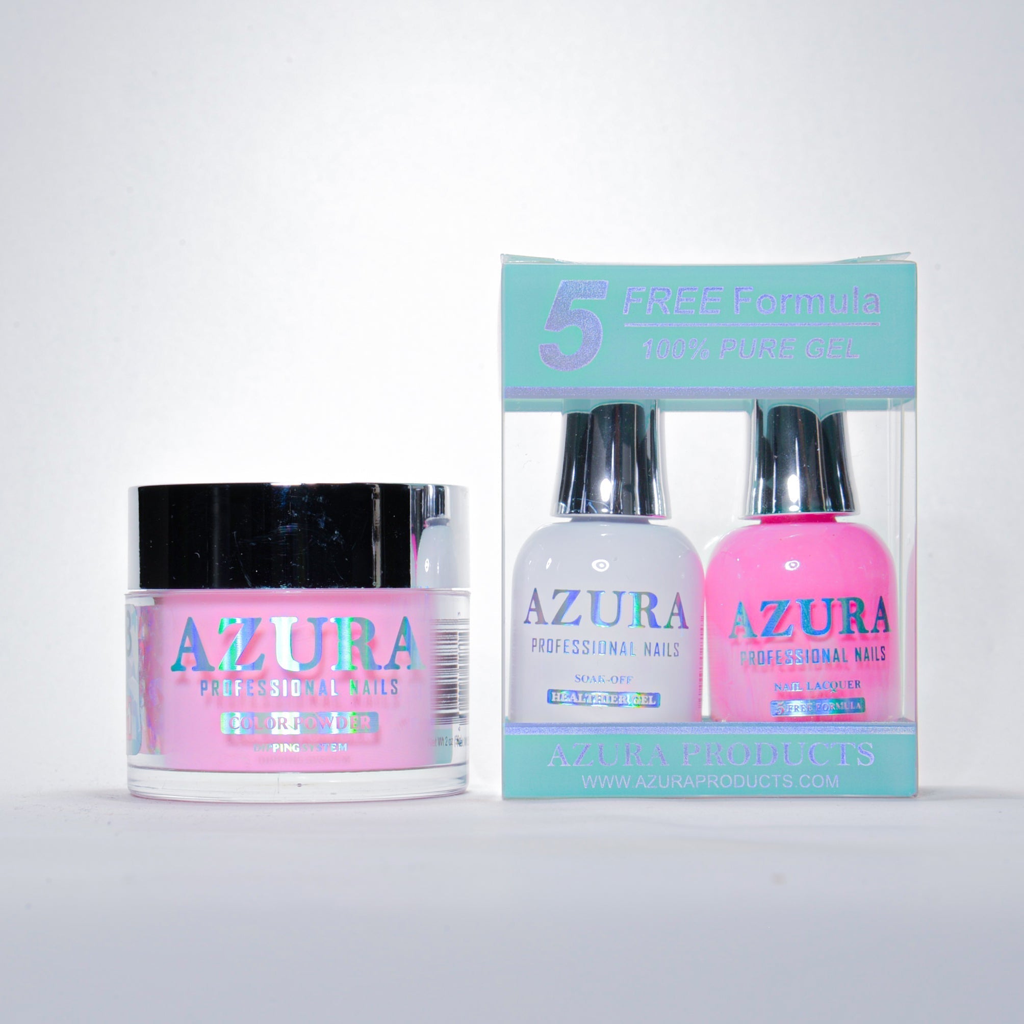 AZURA 3in1 - Gel Lacquer (0.5oz/15ml) & Dip Powder (2oz) - #108-simple-AZURA- Nail Supply American Gel Polish - Phuong Ni