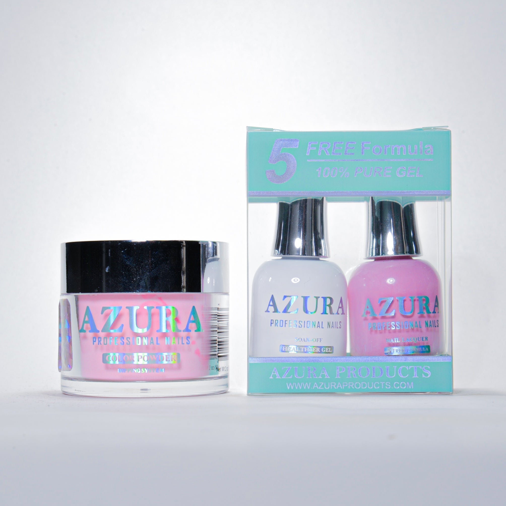 AZURA 3in1 - Gel Lacquer (0.5oz/15ml) & Dip Powder (2oz) - #114-simple-AZURA- Nail Supply American Gel Polish - Phuong Ni