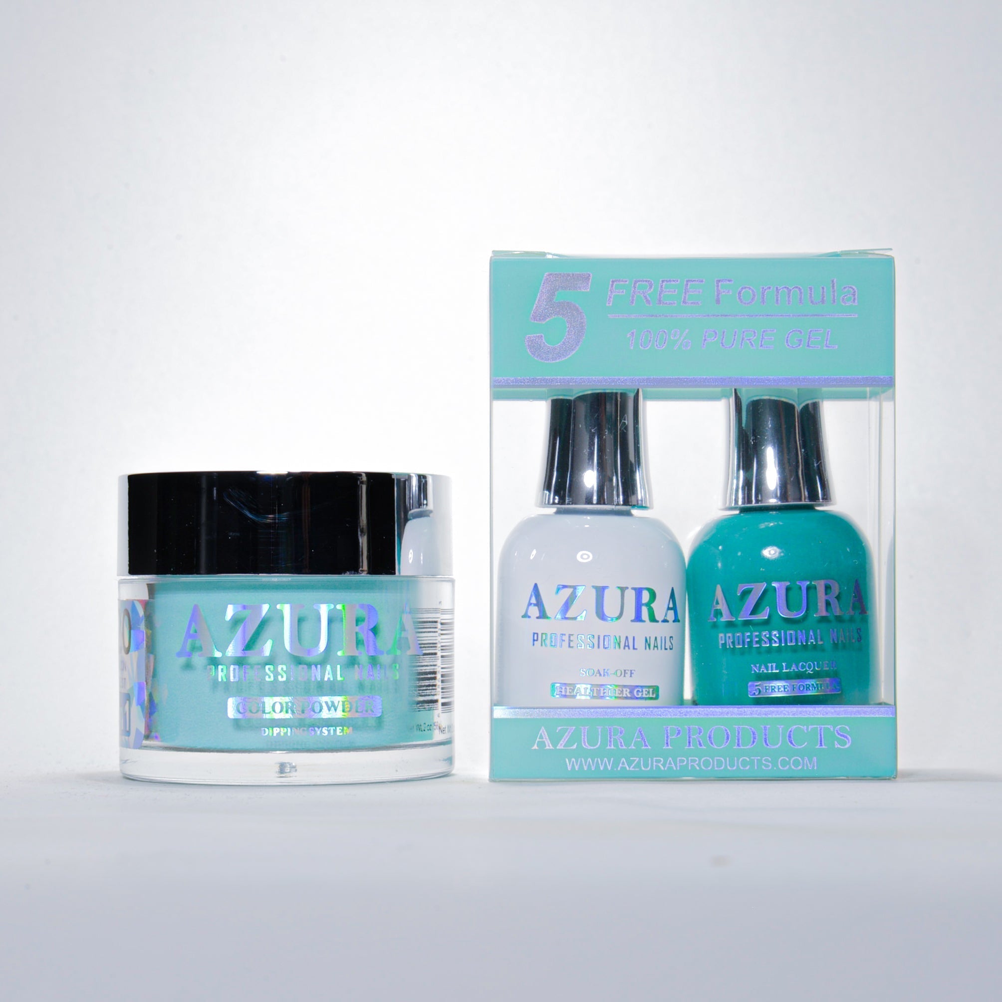 AZURA 3in1 - Gel Lacquer (0.5oz/15ml) & Dip Powder (2oz) - #120-simple-AZURA- Nail Supply American Gel Polish - Phuong Ni