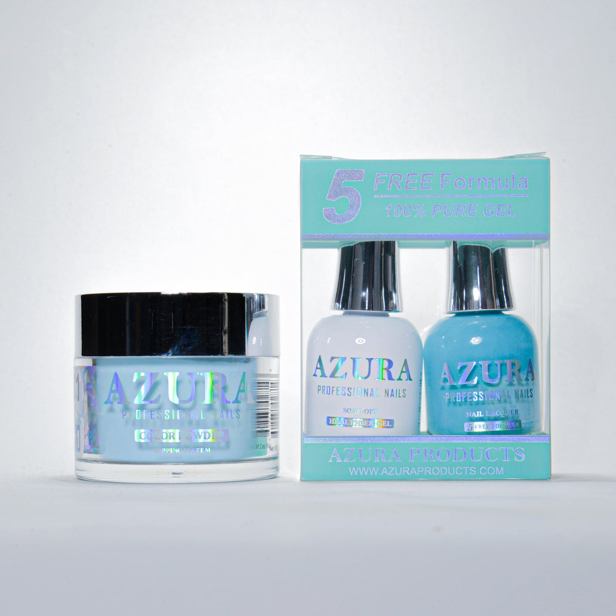 AZURA 3in1 - Gel Lacquer (0.5oz/15ml) & Dip Powder (2oz) - #121-simple-AZURA- Nail Supply American Gel Polish - Phuong Ni