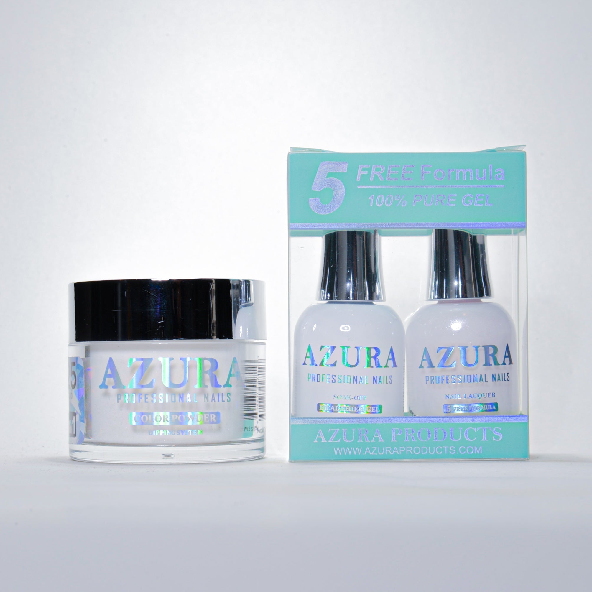 AZURA 3in1 - Gel Lacquer (0.5oz/15ml) & Dip Powder (2oz) - #125-simple-AZURA- Nail Supply American Gel Polish - Phuong Ni