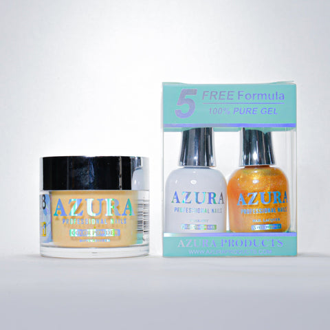 AZURA 3in1 - Gel Lacquer (0.5oz/15ml) & Dip Powder (2oz) - #128-simple-AZURA- Nail Supply American Gel Polish - Phuong Ni