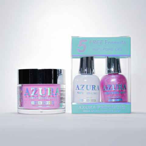 AZURA 3in1 - Gel Lacquer (0.5oz/15ml) & Dip Powder (2oz) - #136-simple-AZURA- Nail Supply American Gel Polish - Phuong Ni