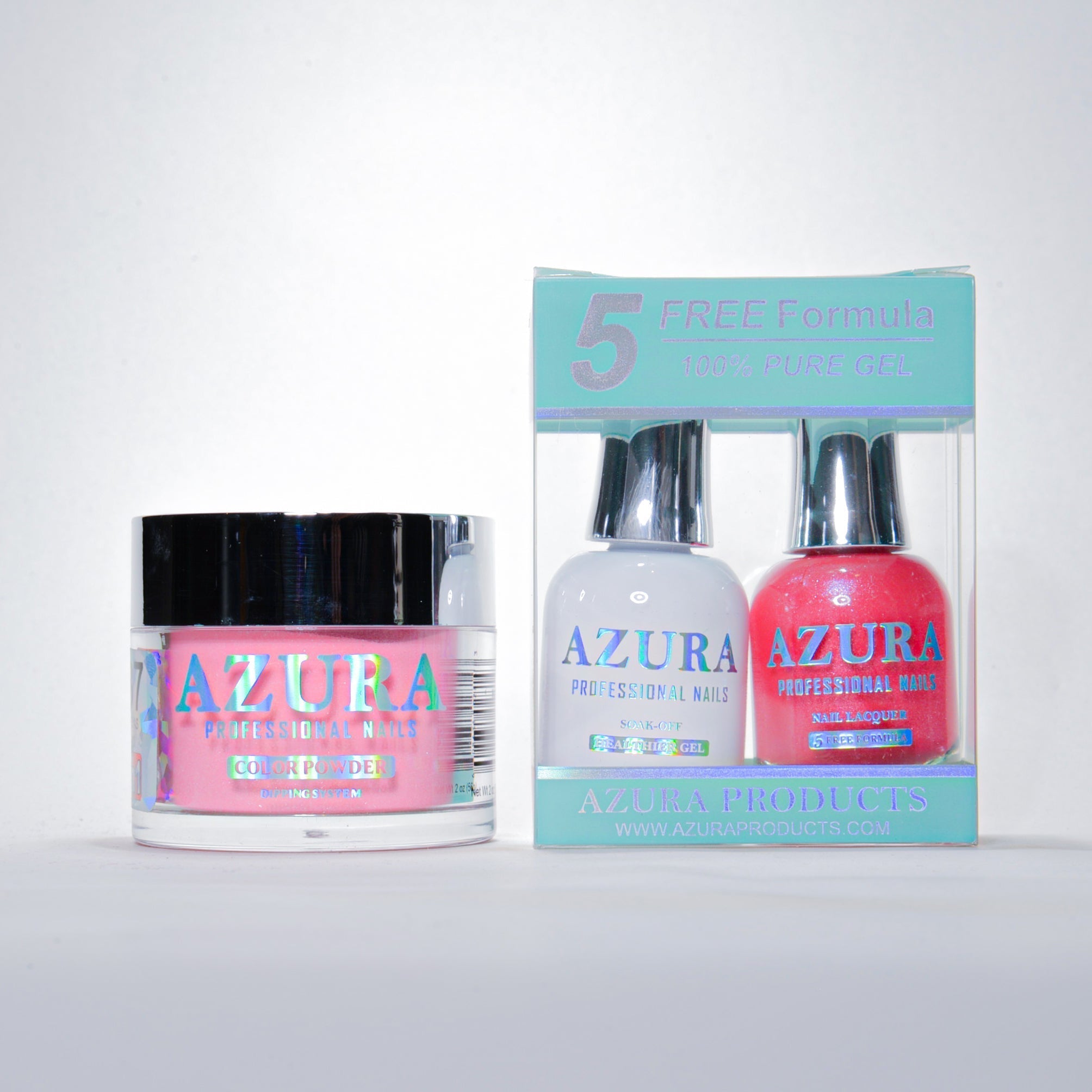 AZURA 3in1 - Gel Lacquer (0.5oz/15ml) & Dip Powder (2oz) - #137-simple-AZURA- Nail Supply American Gel Polish - Phuong Ni