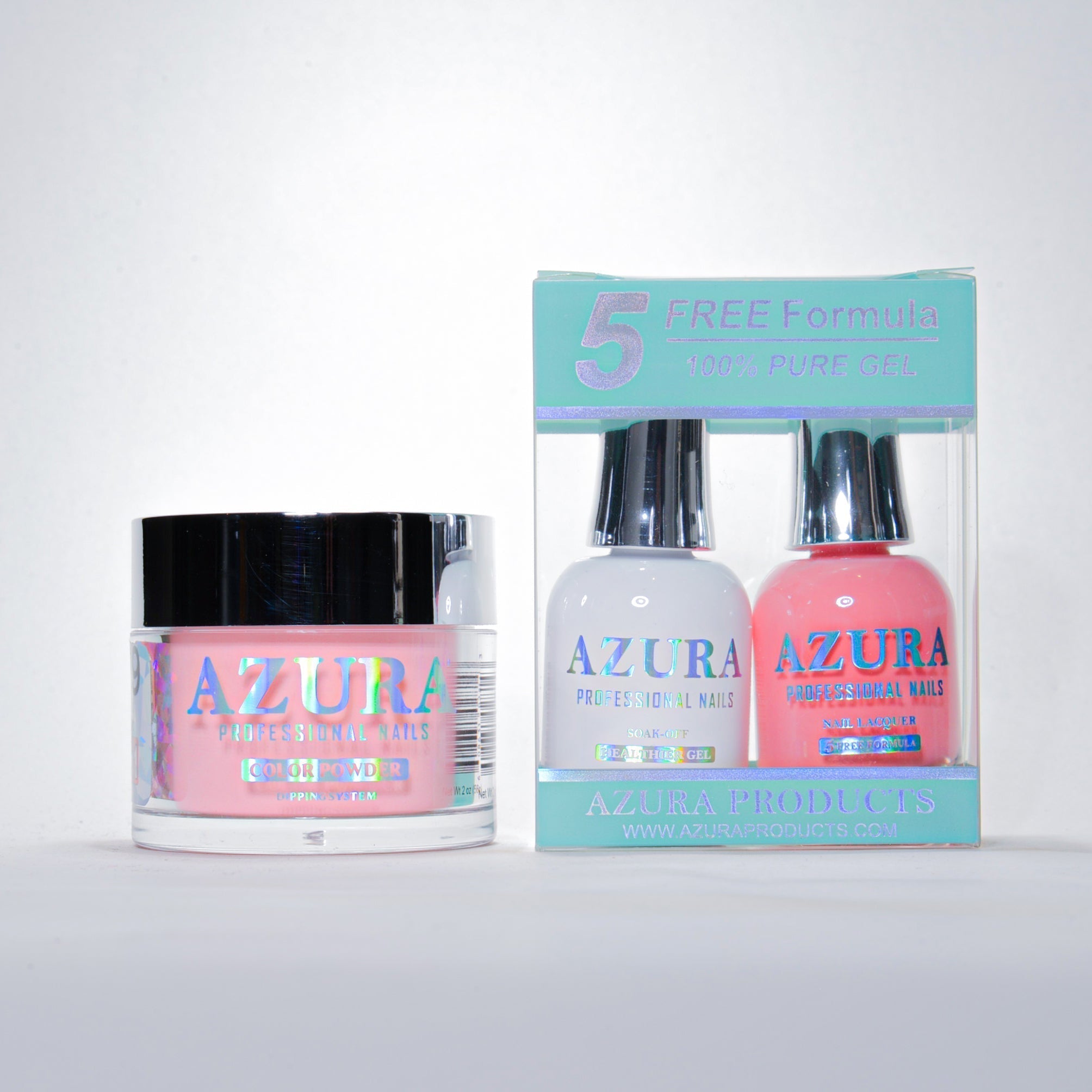 AZURA 3in1 - Gel Lacquer (0.5oz/15ml) & Dip Powder (2oz) - #139-simple-AZURA- Nail Supply American Gel Polish - Phuong Ni