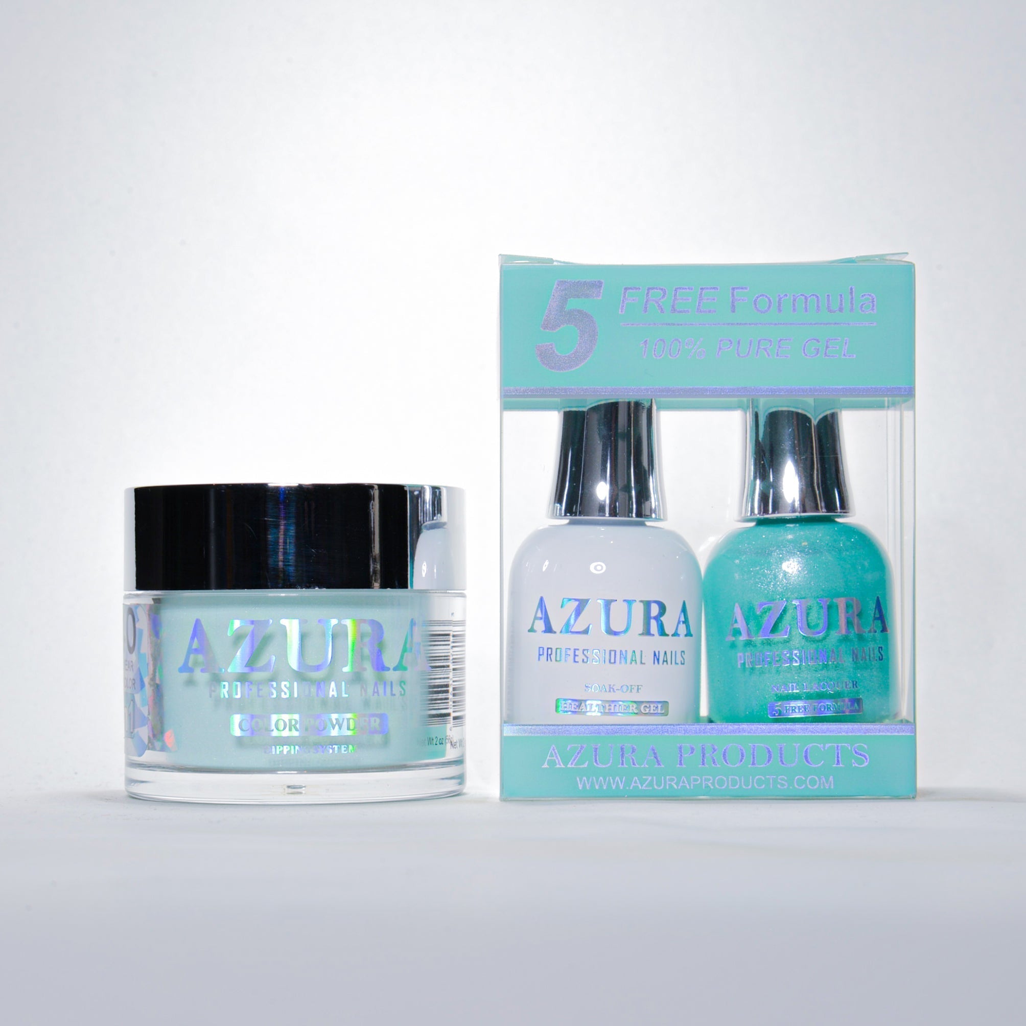 AZURA 3in1 - Gel Lacquer (0.5oz/15ml) & Dip Powder (2oz) - #140-simple-AZURA- Nail Supply American Gel Polish - Phuong Ni