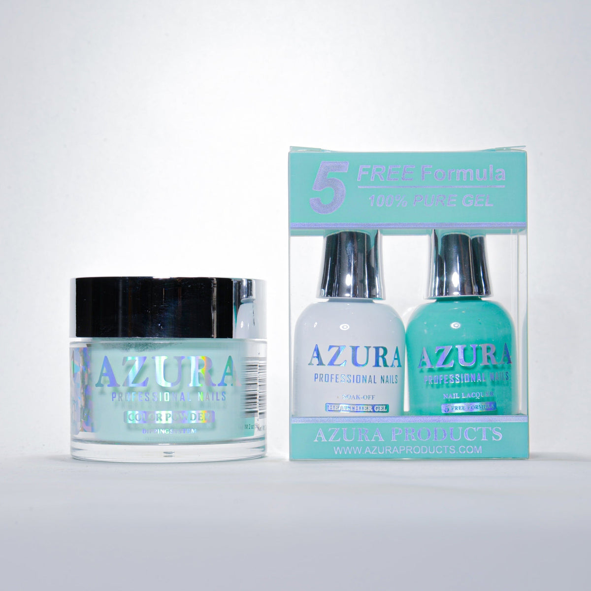 AZURA 3in1 - Gel Lacquer (0.5oz/15ml) & Dip Powder (2oz) - #141-simple-AZURA- Nail Supply American Gel Polish - Phuong Ni