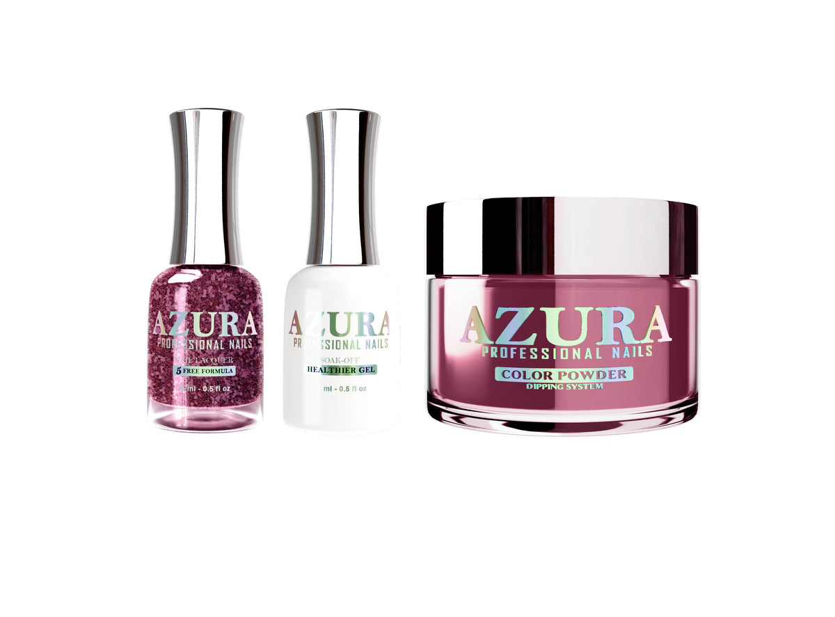 AZURA 4in1 - Gel Lacquer Dip Dap Powder - #016-simple-AZURA- Nail Supply American Gel Polish - Phuong Ni