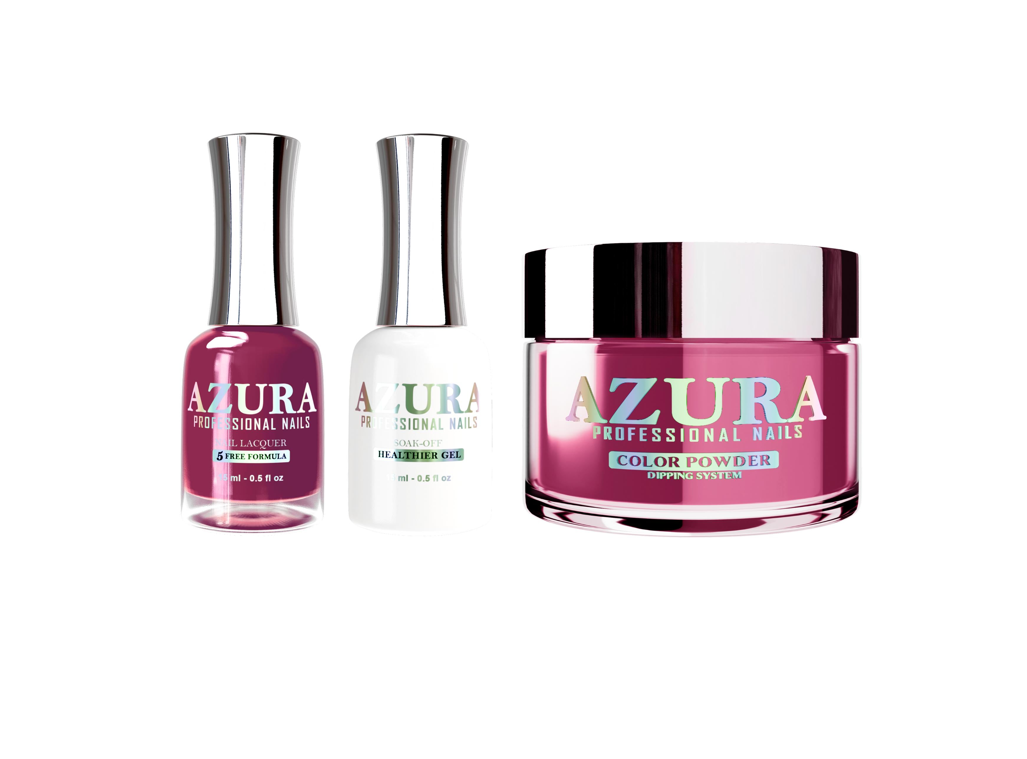 AZURA 4in1 - Gel Lacquer Dip Dap Powder - #018-simple-AZURA- Nail Supply American Gel Polish - Phuong Ni