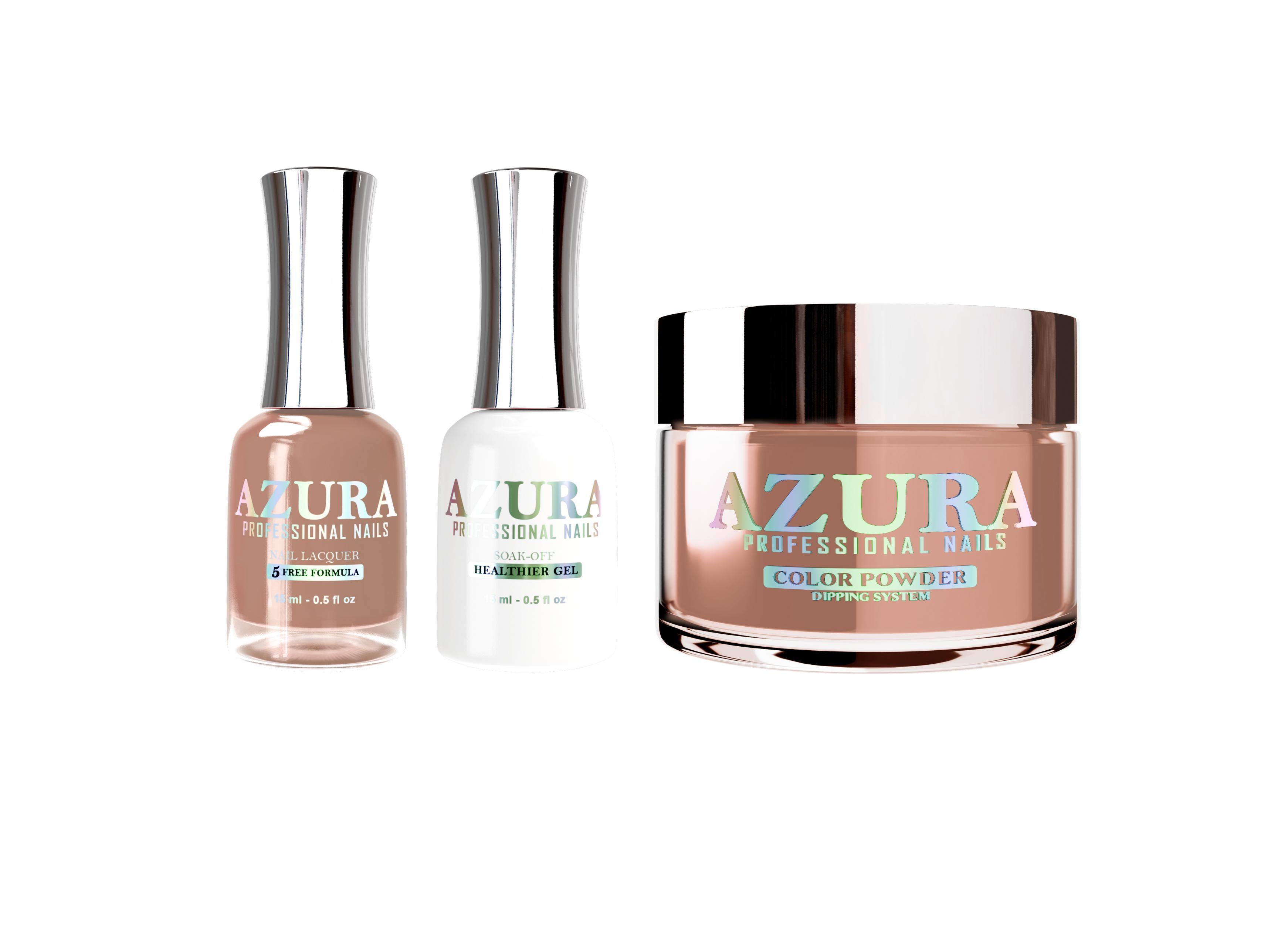 AZURA 4in1 - Gel Lacquer Dip Dap Powder - #130-simple-AZURA- Nail Supply American Gel Polish - Phuong Ni