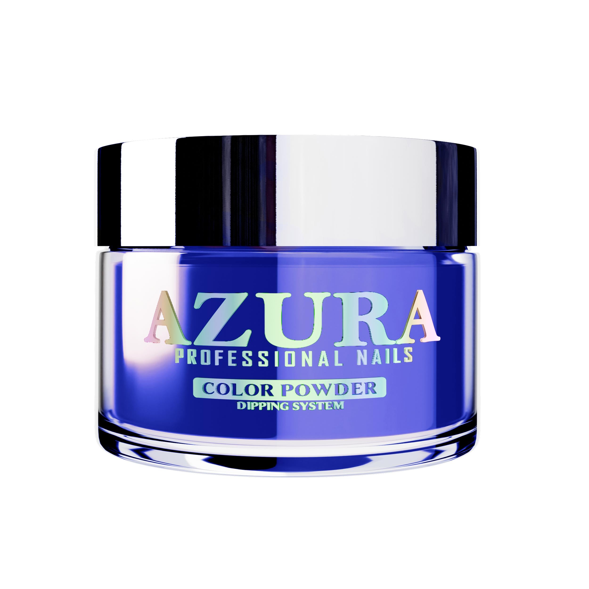 AZURA Acrylic & Dip Powder (Nail Powder 2in1) - Glitter Blue - 071-AZURA- Nail Supply American Gel Polish - Phuong Ni