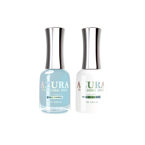 AZURA Gel Duo (Gel & Lacquer) - Baby Blue - 045-AZURA- Nail Supply American Gel Polish - Phuong Ni