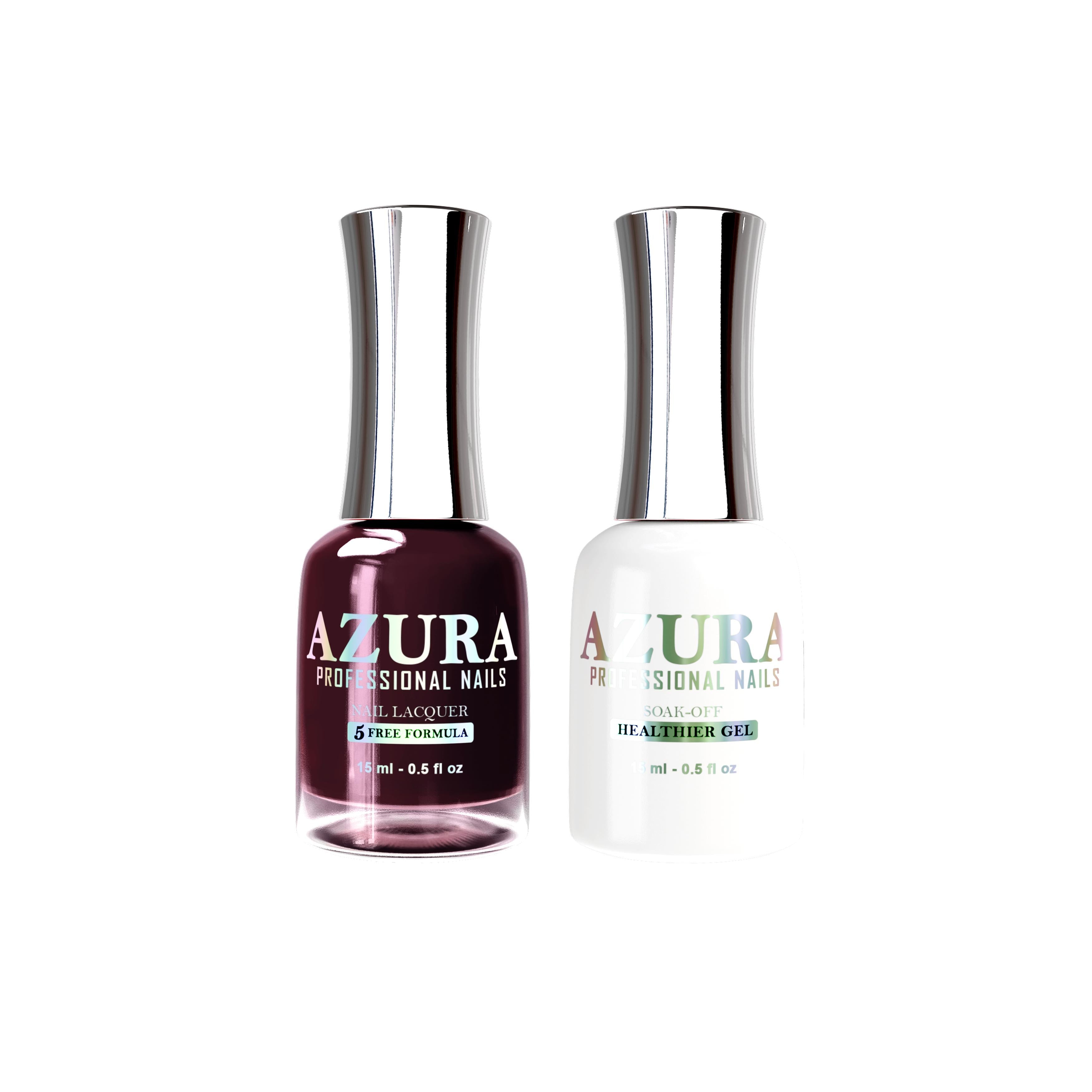 AZURA Gel Duo (Gel & Lacquer) - Black Cherry - 023-AZURA- Nail Supply American Gel Polish - Phuong Ni