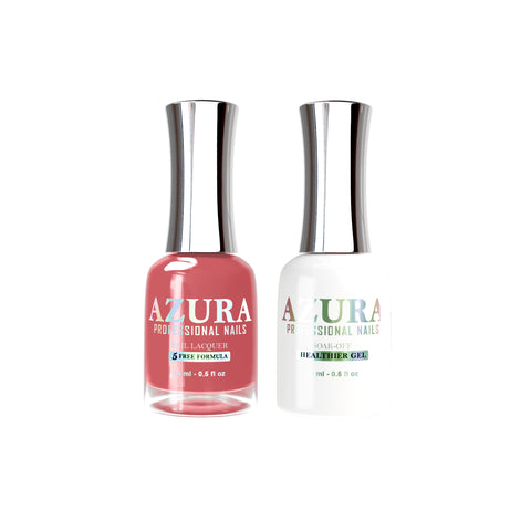 AZURA Gel Duo (Gel & Lacquer) - Brick Stockings - 074-AZURA- Nail Supply American Gel Polish - Phuong Ni