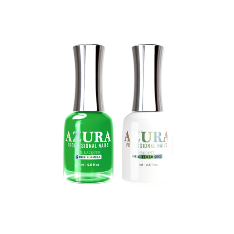 AZURA Gel Duo (Gel & Lacquer) - NEON Green Light - 172-AZURA- Nail Supply American Gel Polish - Phuong Ni