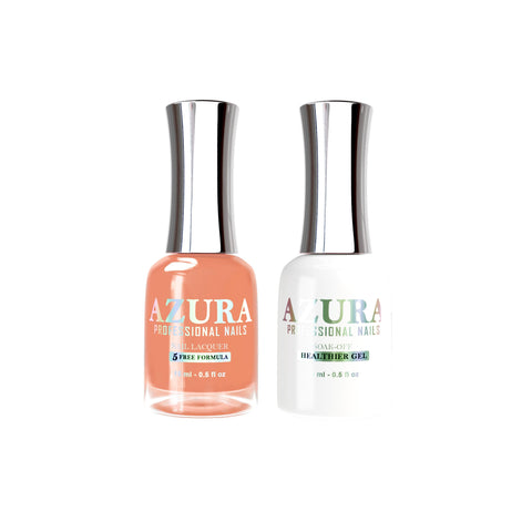 AZURA Gel Duo (Gel & Lacquer) - Orange N Peach - 012-AZURA- Nail Supply American Gel Polish - Phuong Ni