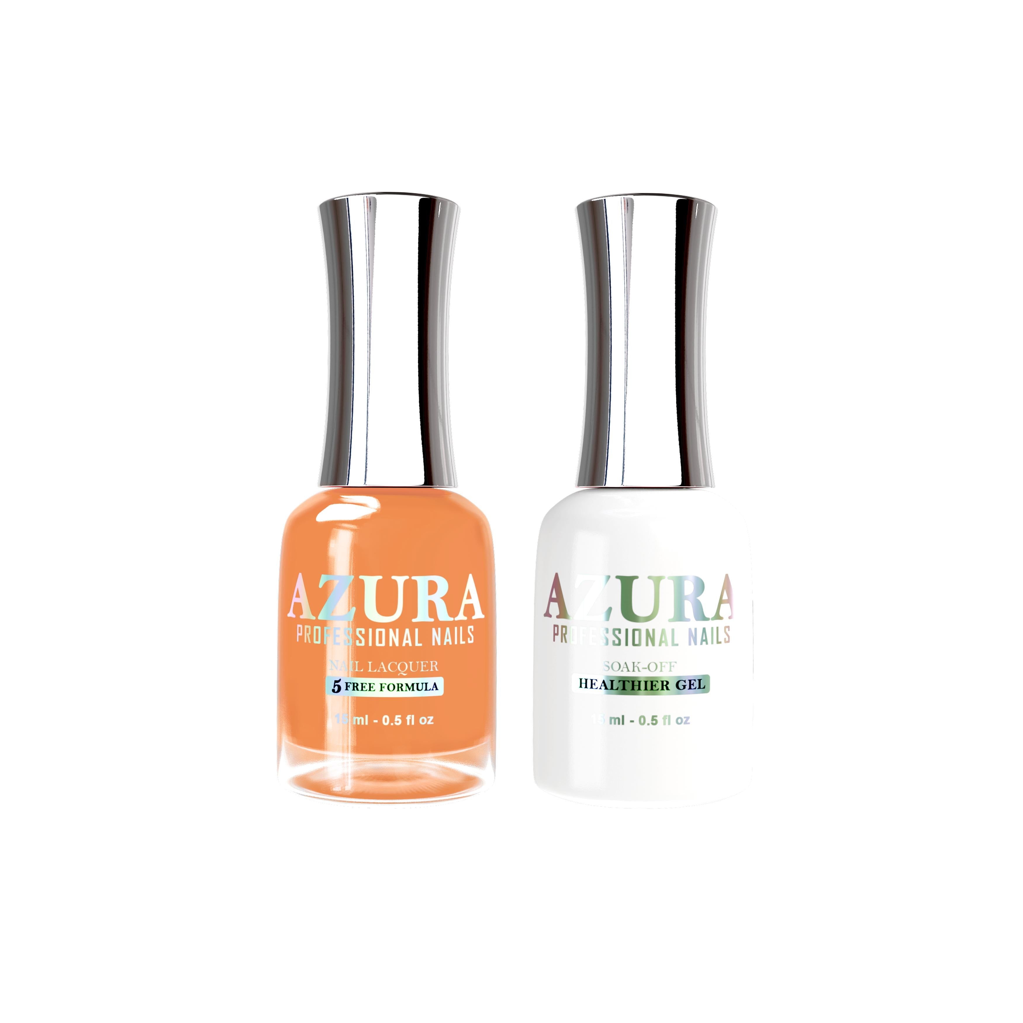 AZURA Gel Duo (Gel & Lacquer) - Orange Neon - 105-AZURA- Nail Supply American Gel Polish - Phuong Ni