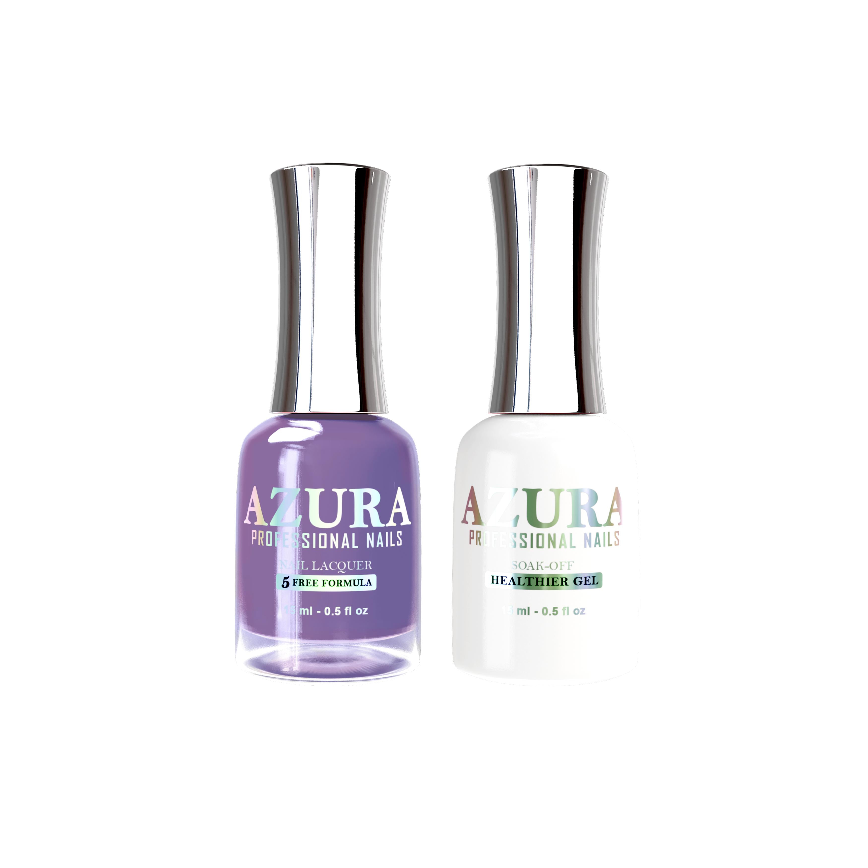 AZURA Gel Duo (Gel & Lacquer) - Pastel Purple Bubble - 154-AZURA- Nail Supply American Gel Polish - Phuong Ni