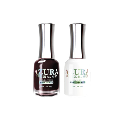 AZURA Gel Duo (Gel & Lacquer) - Super Black-AZURA- Nail Supply American Gel Polish - Phuong Ni
