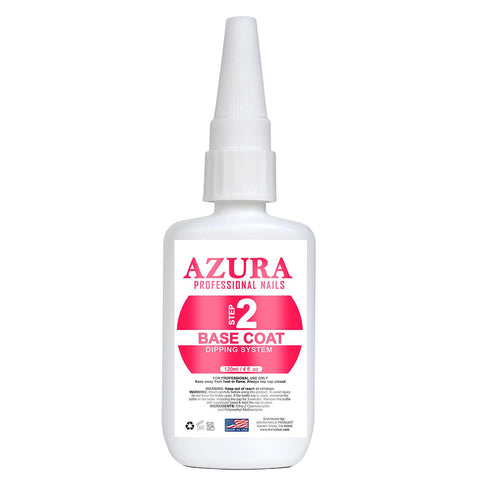 AZURA Liquid Dip Refill Size (4oz/120ml) Dipping Powder System Essential for Nail Art DIY, No Nail Lamp Needed-AZURA- Nail Supply American Gel Polish - Phuong Ni