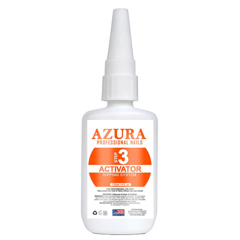 AZURA Liquid Dip Refill Size (4oz/120ml) Dipping Powder System Essential for Nail Art DIY, No Nail Lamp Needed-AZURA- Nail Supply American Gel Polish - Phuong Ni