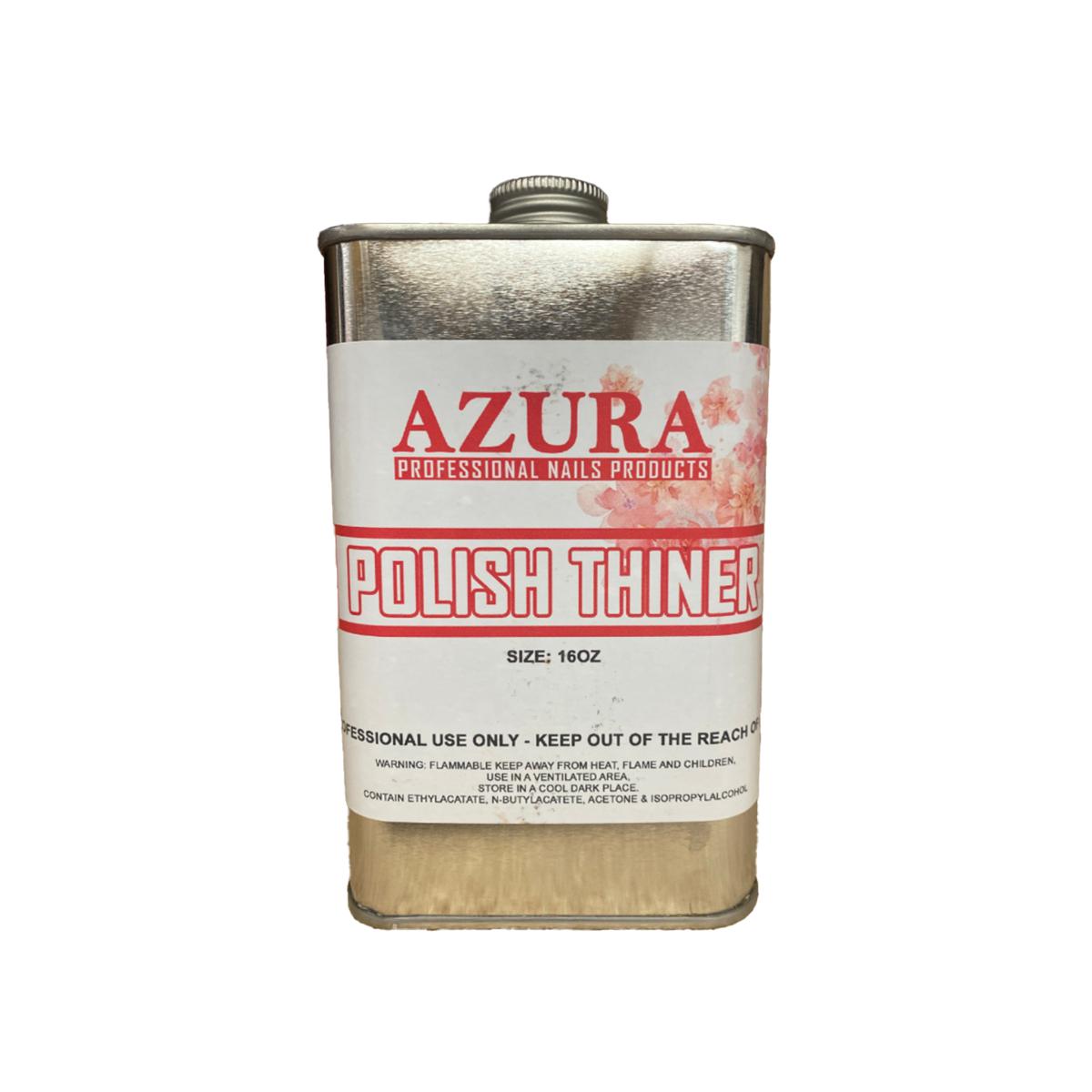 AZURA Polish Thiner - 16oz - Bring your old polishes back to life-AZURA- Nail Supply American Gel Polish - Phuong Ni