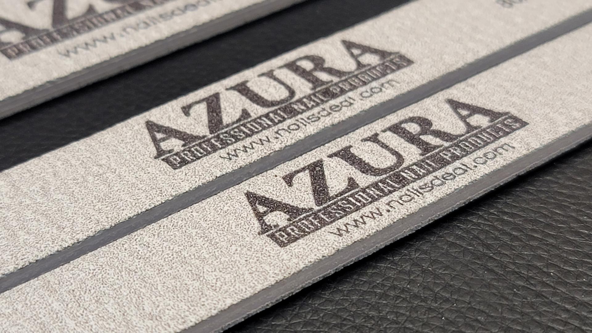 AZURA Professional Salon Board Nail File 80/80 | BUY 10 GET 1-Nail Files & Emery Boards-AZURA- Nail Supply American Gel Polish - Phuong Ni