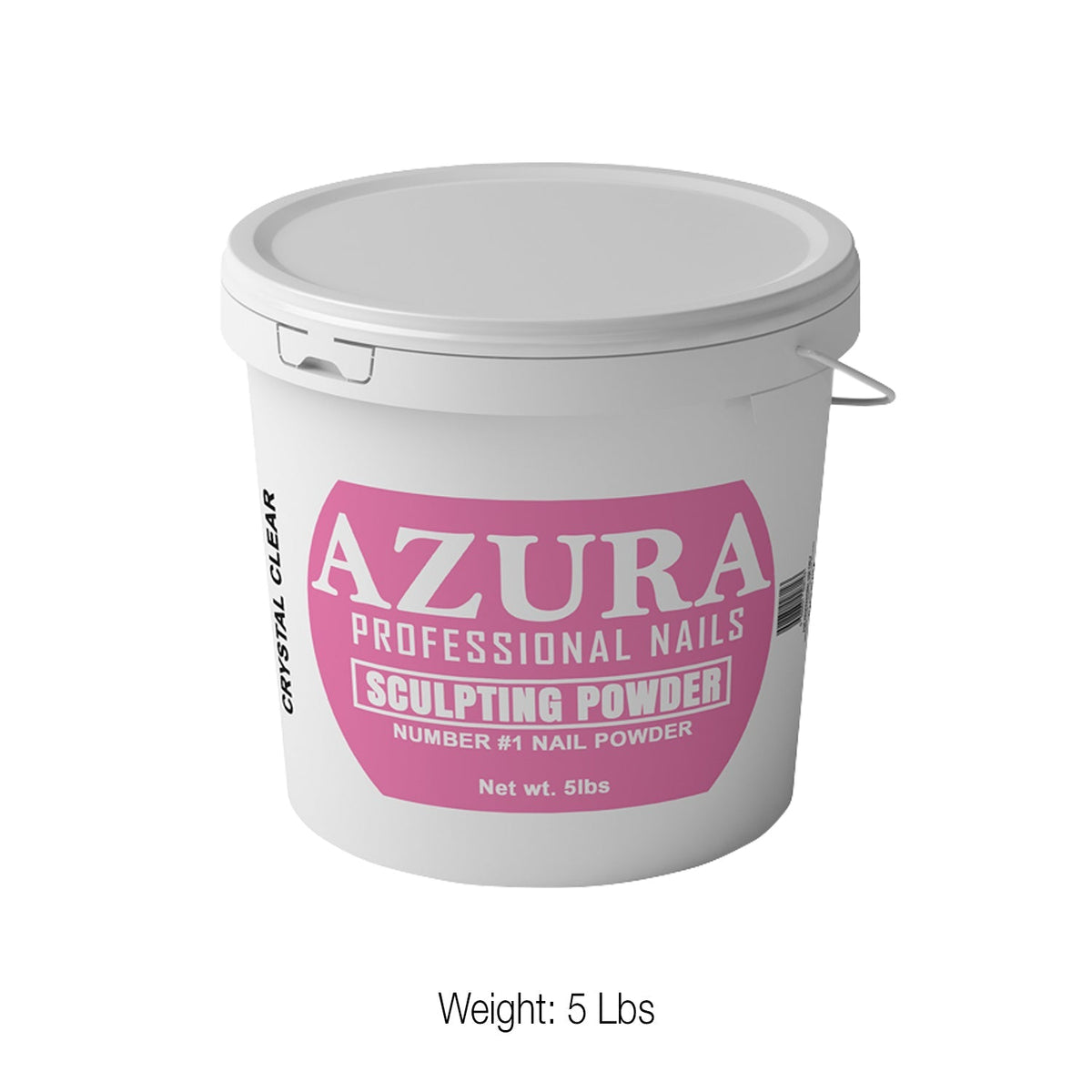 AZURA Sculpting Powder (5lbs) - (Natural Mix / Crystal Clear / Ombre White)-powder-Nails Deal & Beauty Supply-CRYSTAL CLEAR- Nail Supply American Gel Polish - Phuong Ni