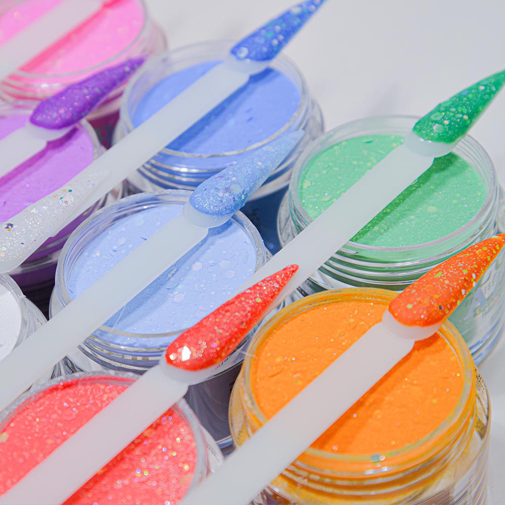 AZURA Sugar Baby - 1 - Dip & Dap Neon Glitter Holographic Powder (2oz)-powder-Nails Deal & Beauty Supply- Nail Supply American Gel Polish - Phuong Ni