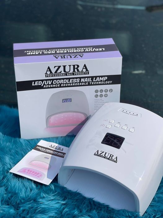 AZURA UV/LED Cordless 48W - White (Plasma Light) Rechargeable Cordless Nail Lamp 48W-UV/LED LAMP-AZURA- Nail Supply American Gel Polish - Phuong Ni