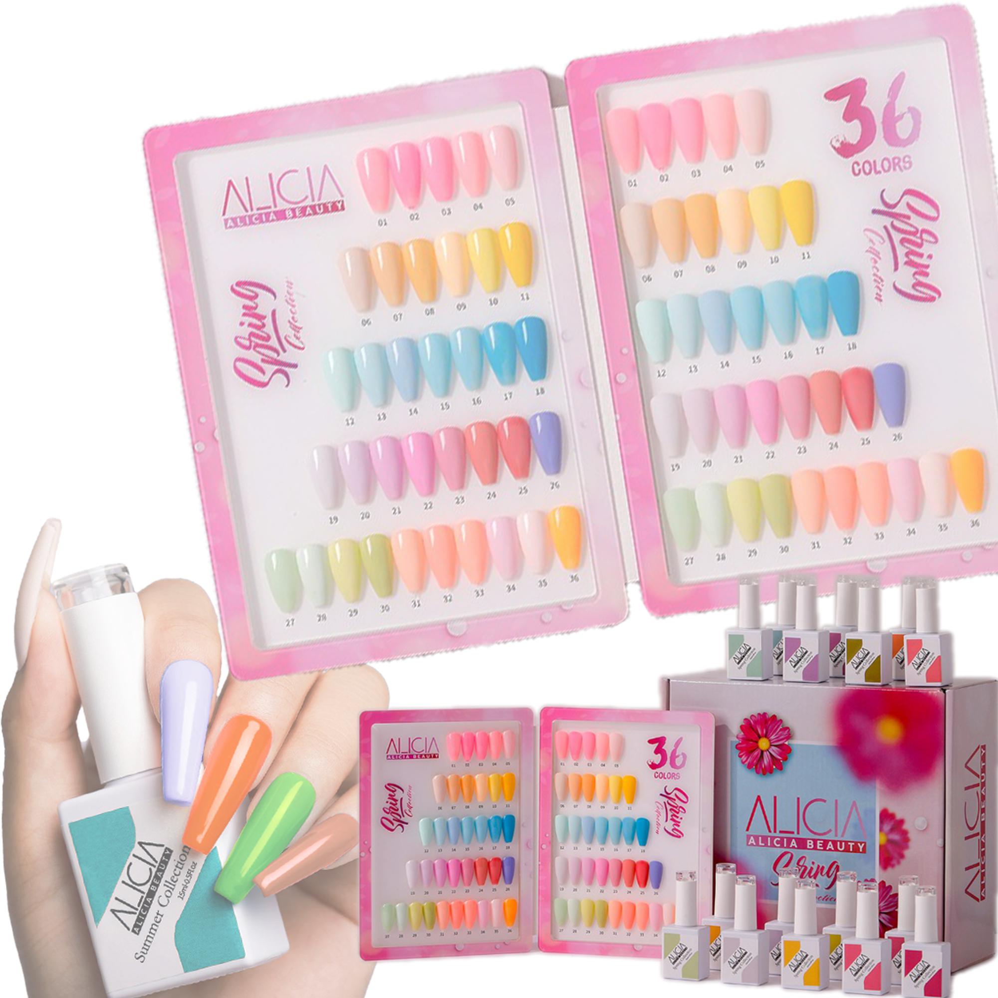 Alicia Beauty - Spring Gel Polish Collection 36 colors-ALICIA BEAUTY- Nail Supply American Gel Polish - Phuong Ni