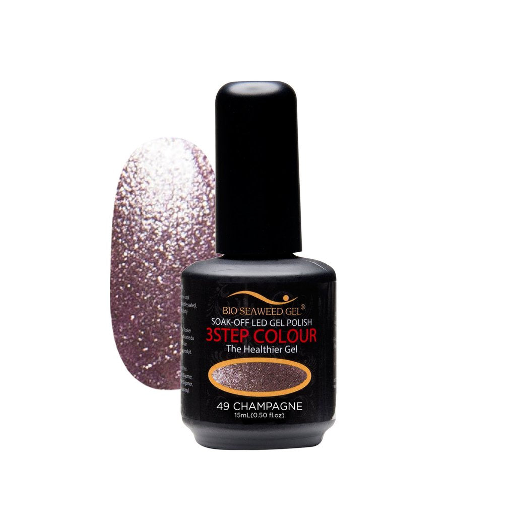 Bio Seaweed Duo Gel - Champagne #49-simple-Nails Deal & Beauty Supply- Nail Supply American Gel Polish - Phuong Ni