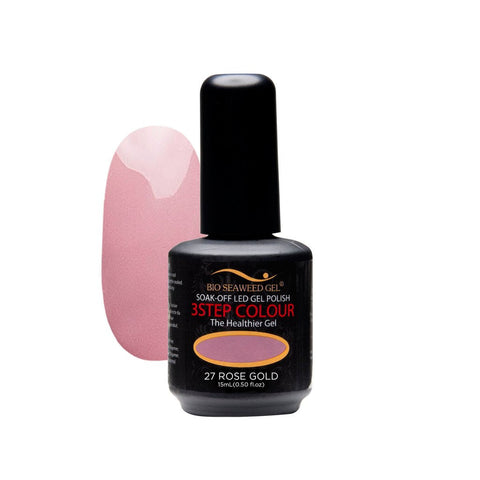 Bio Seaweed Duo Gel - Rose Gold #27-simple-Nails Deal & Beauty Supply- Nail Supply American Gel Polish - Phuong Ni