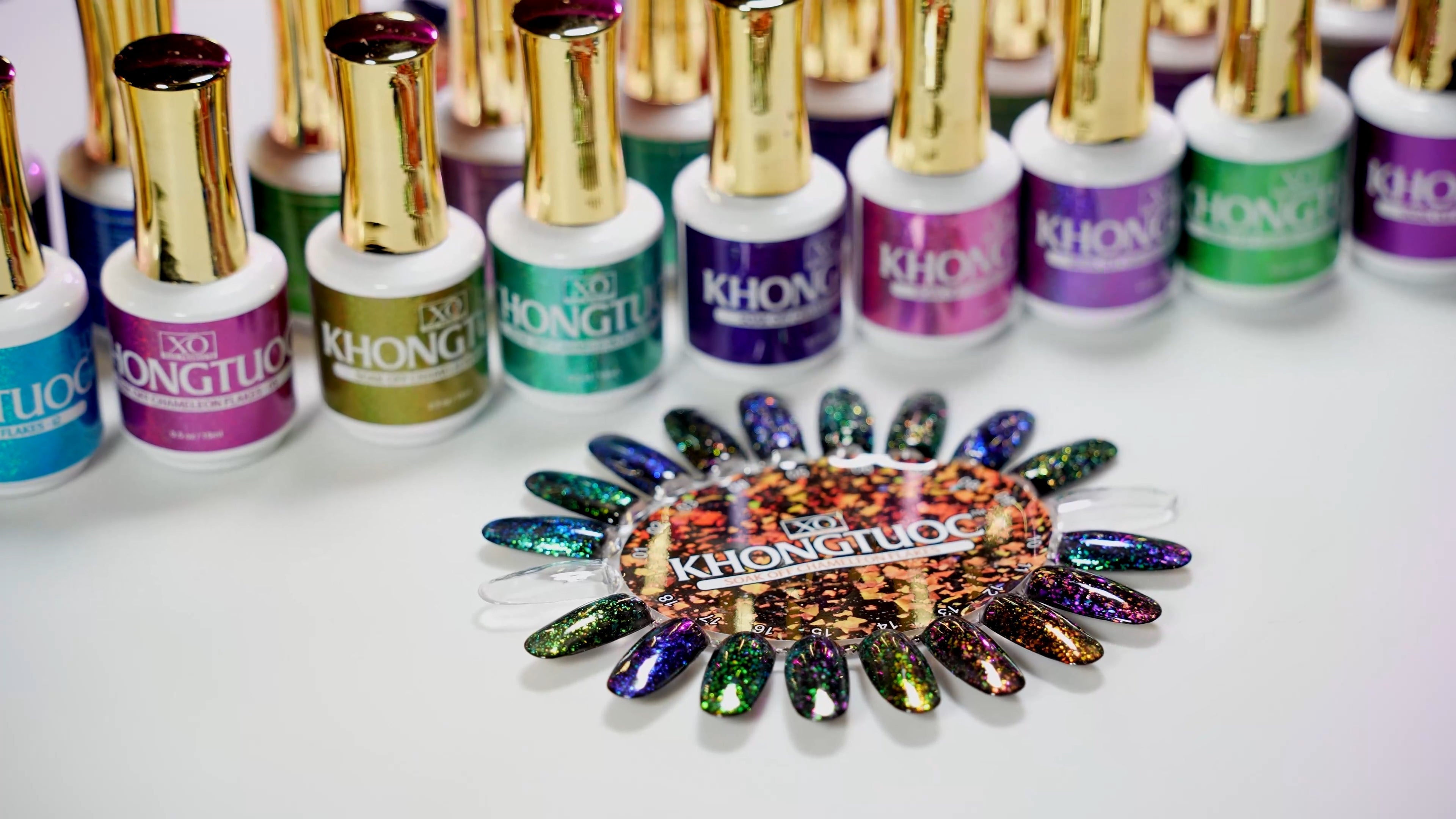 COMBO 18 colors XO - KHONGTUOC™ - Gel Art Design-Combo-XO- Nail Supply American Gel Polish - Phuong Ni