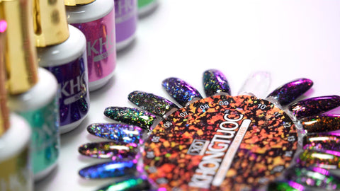 COMBO 18 colors XO - KHONGTUOC™ - Gel Art Design-Combo-XO- Nail Supply American Gel Polish - Phuong Ni