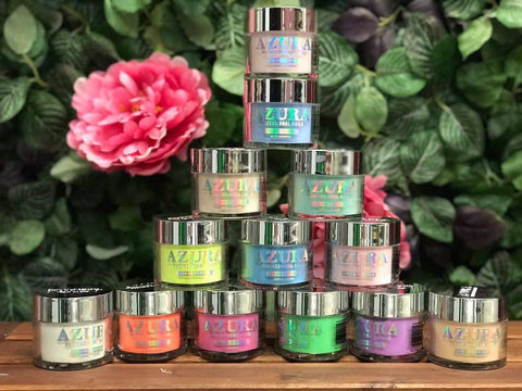 COMBO AZURA Dip Powder (2in1) Glow in the Dark Collection (13