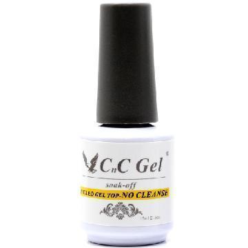 Cc Gel - Uv/Led Top Coat No Cleanse 0.5Oz-CC GEL TOP & BASE-Nails Deal & Beauty Supply- Nail Supply American Gel Polish - Phuong Ni