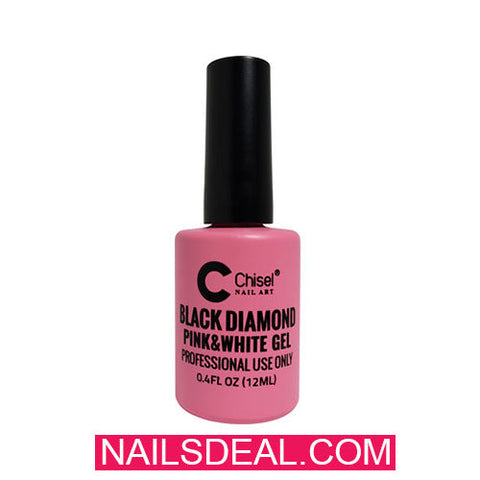 Chisel Black Diamond - Pink & White Gel (0.4oz/15ml)-gel-Chisel- Nail Supply American Gel Polish - Phuong Ni