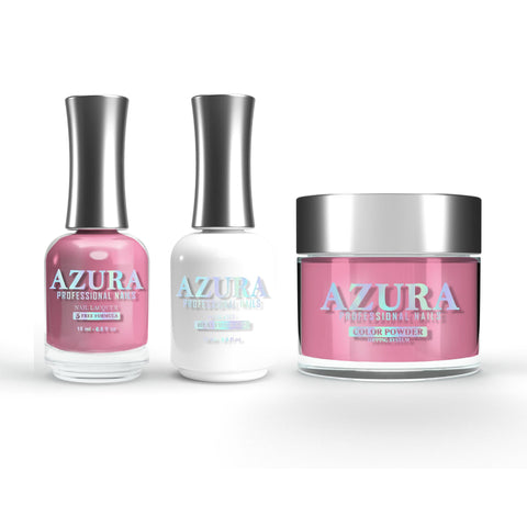 (Combo) 182 AZURA 4in1 Set - Powder Dip & Dap Gel Lacquer-simple-AZURA- Nail Supply American Gel Polish - Phuong Ni