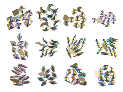 Crystal Rhinestones for 3D Nail Art (120pcs)-Jayden-Crystal AB Mixed 120pcs- Nail Supply American Gel Polish - Phuong Ni
