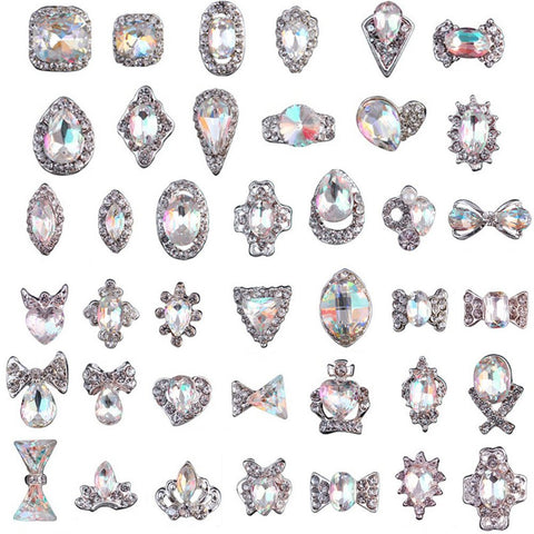 Crystals Nail Art Rhinestones (48pcs)-JAYDEN- Nail Supply American Gel Polish - Phuong Ni
