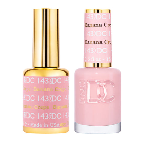 DC Gel Duo - Banana Crepe - 143-DC- Nail Supply American Gel Polish - Phuong Ni