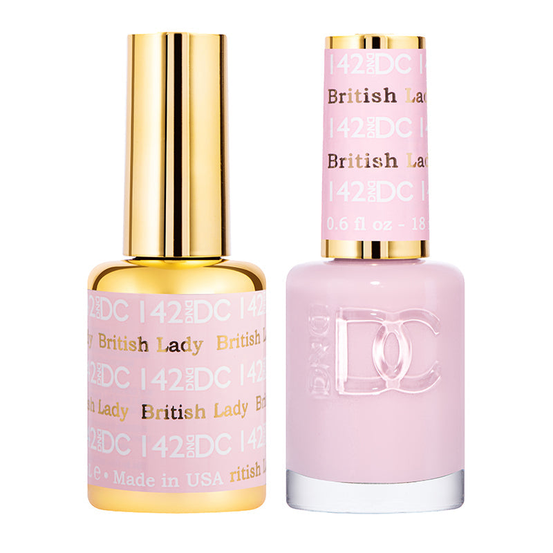 DC Gel Duo - British Lady - 142-DC- Nail Supply American Gel Polish - Phuong Ni