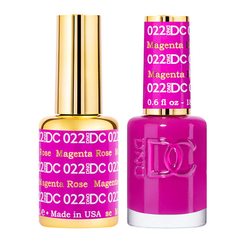 DC Gel Duo - Magenta Rose - 022-DC- Nail Supply American Gel Polish - Phuong Ni