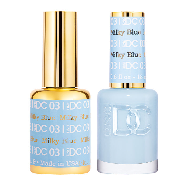 DC Gel Duo - Milky Blue - 031-DC- Nail Supply American Gel Polish - Phuong Ni