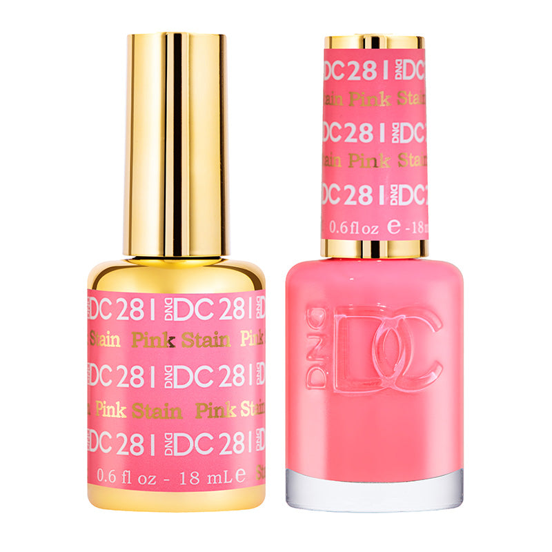 DC Gel Duo - Pink Stain - 281-DC- Nail Supply American Gel Polish - Phuong Ni