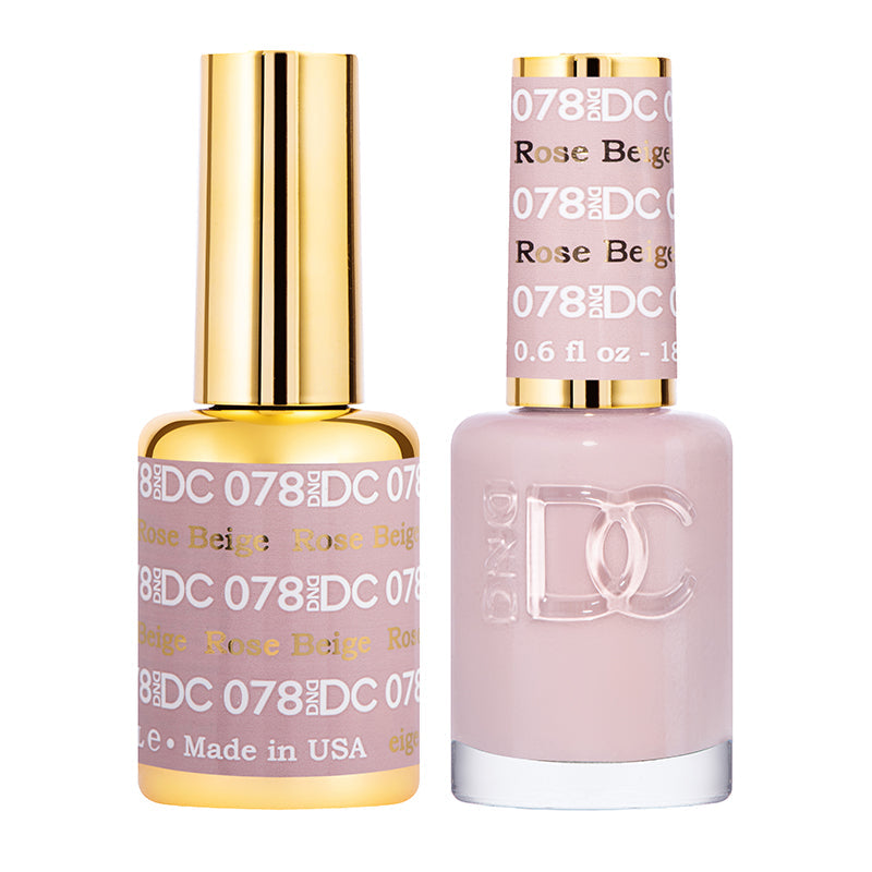 DC Gel Duo - Rose Beige - 078-DC- Nail Supply American Gel Polish - Phuong Ni