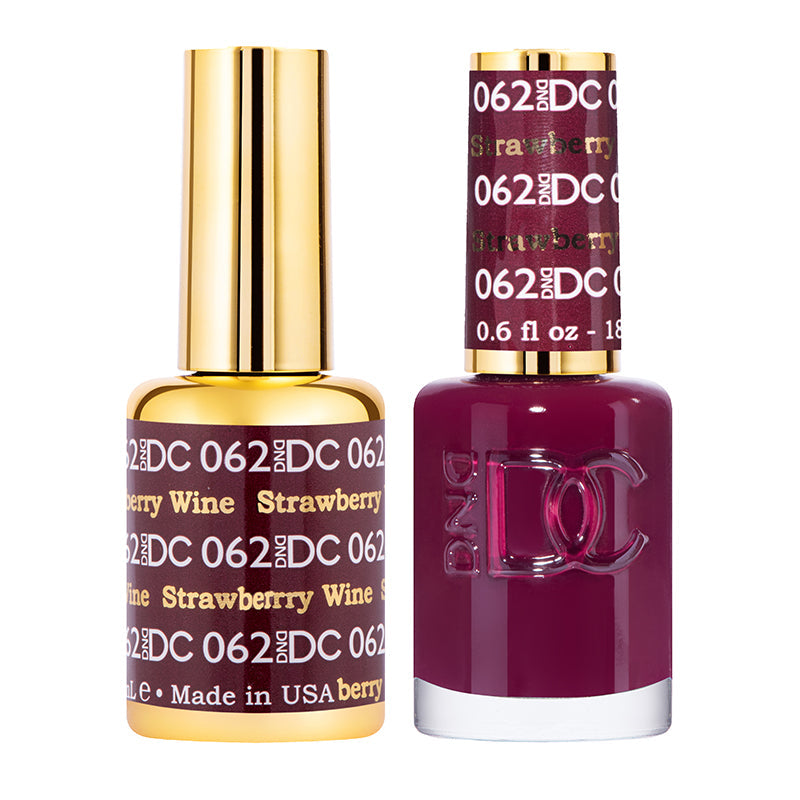 DC Gel Duo - Strawberry Wine - 062-DC- Nail Supply American Gel Polish - Phuong Ni